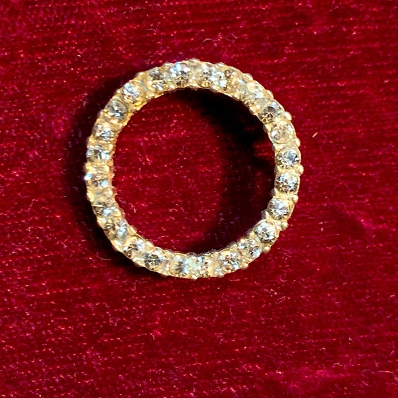 Fashion Jewelry Jewelry - 10k Gold & Sapphire Plated Necklace Pendant